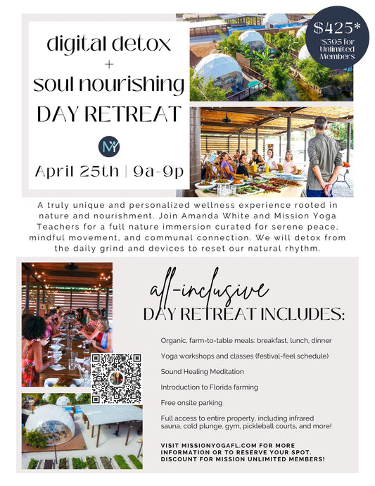 Digital Detox + Soul Nourishing Day Retreat
